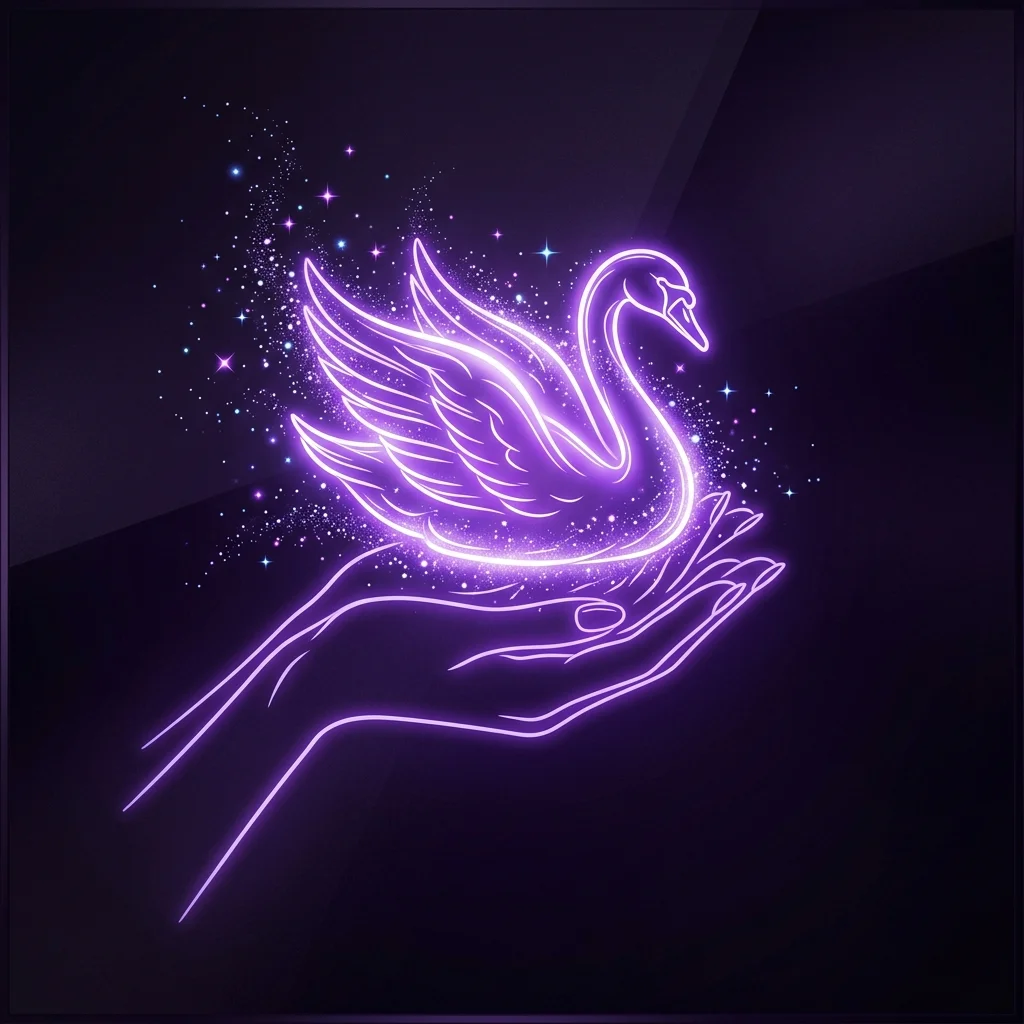 ByteWebster Swan Hands Artwork